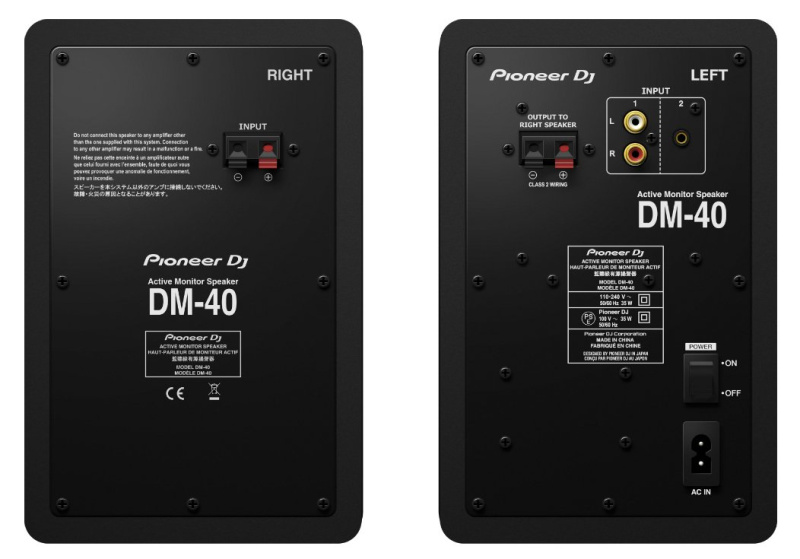 Мониторы Pioneer DM-40BT (2 шт)